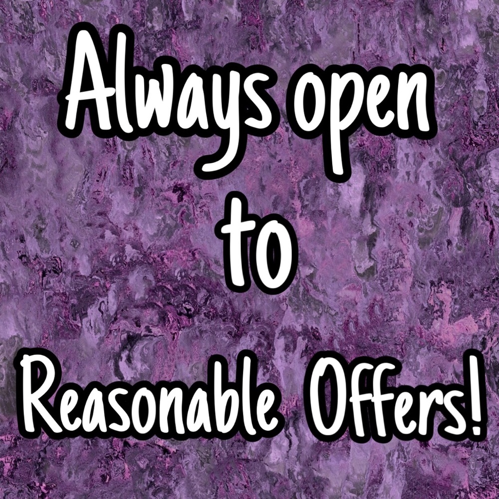 Always open to negotiations! Make an offer!